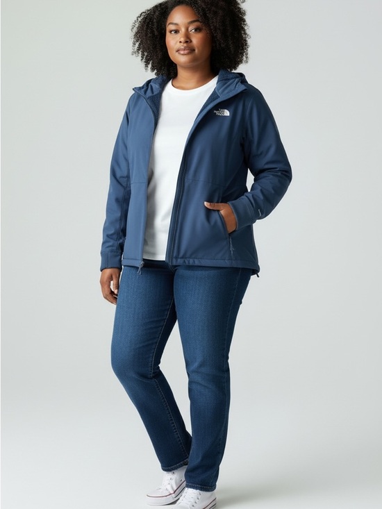 The North Face Jackets & Blazers - The North Face Women’s Shelbe Raschel Shady Blue Windfall Hooded Jacket size 3X